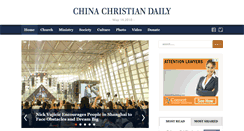 Desktop Screenshot of chinachristiandaily.com